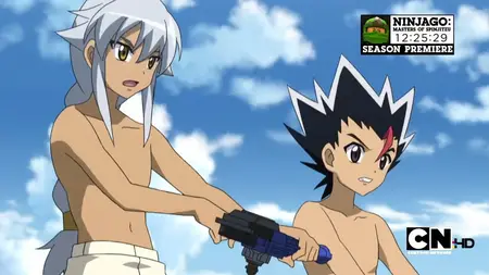 Beyblade Metal Fusion (2009 S02E17 We Meet Again! Wang Hu Zhong C W