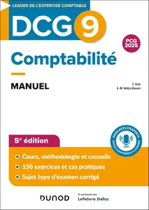 DCG 9 Comptabilité : Manuel 5e édition - Charlotte Disle, Anne-Marie Vallejo-Bouvier