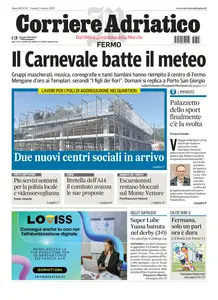 Corriere Adriatico Fermo - 3 Marzo 2025