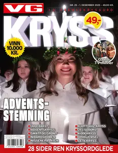 VG Kryssord - 1 Desember 2025