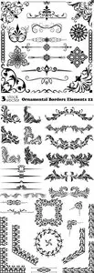 Vectors - Ornamental Borders Elements 22