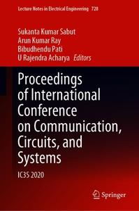 Proceedings of International Conference on Communication, Circuits, and Systems: IC3S 2020