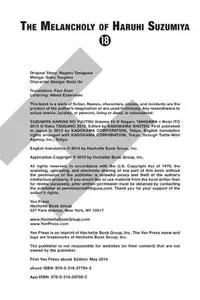 Yen Press - The Melancholy Of Haruhi Suzumiya Vol 18 Manga 2022 Hybrid Comic eBook