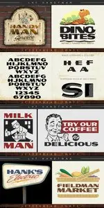 LHF Handyman Font Family