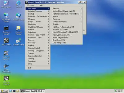 Hiren's BootCD 13.0 Rebuild by DLC v5.0