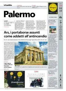 la Repubblica Palermo - 10 Aprile 2018