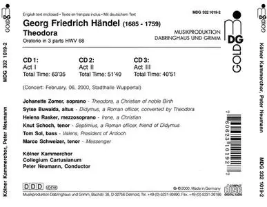 Peter Neumann, Collegium Cartusianum, Kölner Kammerchor - George Frideric Handel: Theodora (2000)