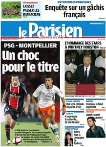 Le Parisien + Cahier Paris du Dimanche 19 Février 2012
