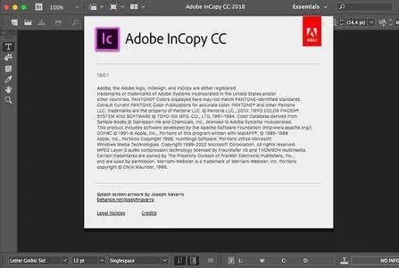 Adobe InCopy CC 2018 v13.0.1.207