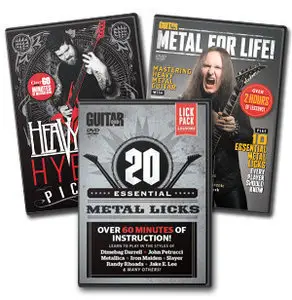 Heavy Metal DVD Triple Pack: Metal Mike Chlasciak & Dave Davidson