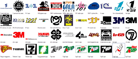 World Logos -  0-9 Collection