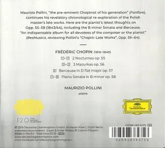 Maurizio Pollini - Chopin: Nocturnes, Mazurkas, Berceuse, Sonata, Opp. 55-58 (2019)