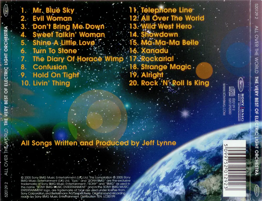 Electric Light Orchestra All Over The World The Very Best Of Electric Light Orchestra 2005 