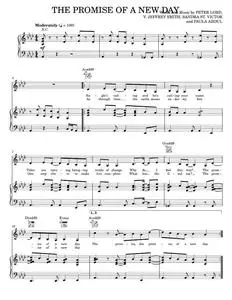 The Promise Of A New Day - Paula Abdul (Piano-Vocal-Guitar)