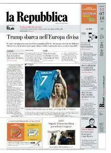 la Repubblica - 11 Luglio 2018