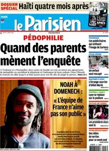 Le Parisien du Jeudi 13 mai 2010