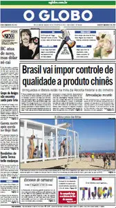 Jornal O Globo - 25 de fevereiro de 2012 - Sábado