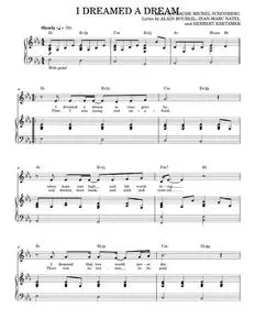 I Dreamed A Dream - Claude-Michel Schonberg, Glee TV Series, Glee Cast, Les Miserables Musical (Piano Vocal)