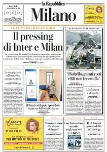 la Repubblica Milano - 29 Ottobre 2019