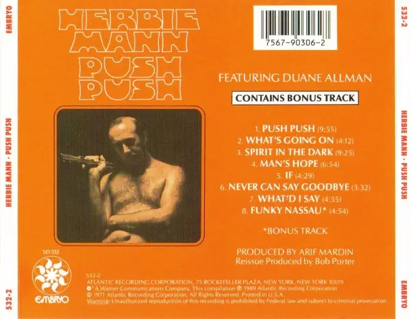 Herbie Mann Push Push 1971 {atlantic 532 2} Avaxhome