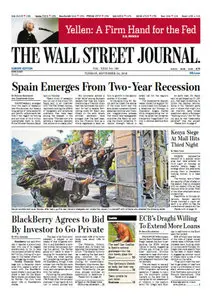 The Wall Street Journal (Europe) September 24 2013
