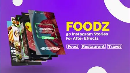 Foodz Instagram Stories - Project for After Effects (VideoHive)