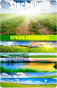 UHQ Stock Photo - Spring panoramic