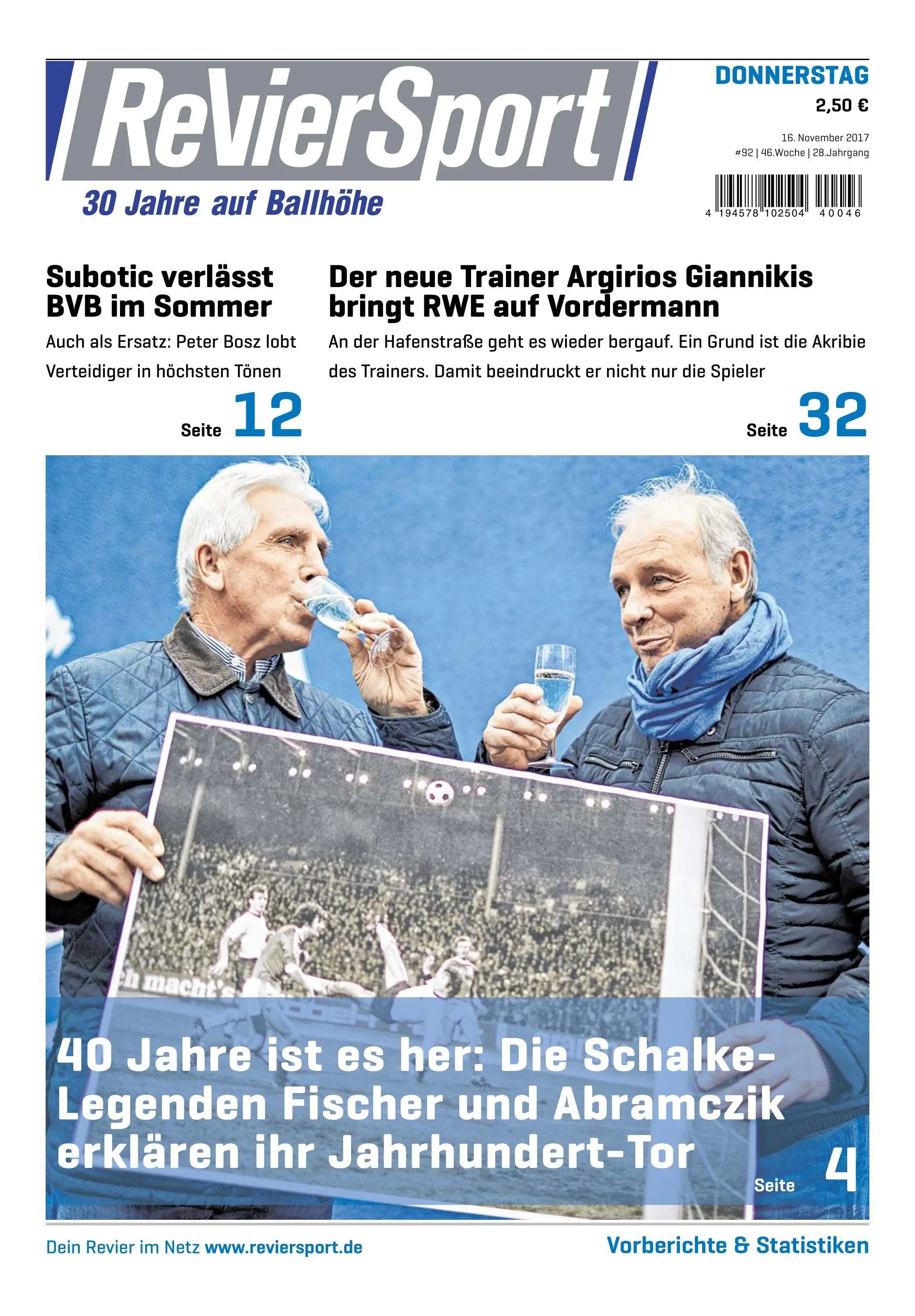 RevierSport – 16 November 2017