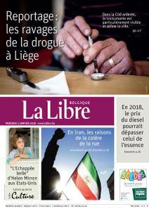 La Libre Belgique du Mercredi 3 Janvier 2018