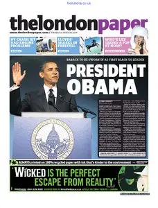 The London Paper 20 January 2009