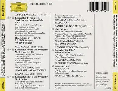 VA - Das Galakonzert [Deutsche Grammophon 437 692-2] (1992)