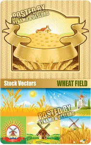 Wheat field - Stock Vectors