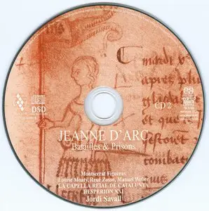 Jordi Savall & Hesperion XXI - Jeanne D'Arc: Batailles & Prisons (2012) {2CD Set Alia Vox AVSA 9891 A+B}