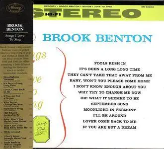 Brook Benton - Songs I Love To Sing (1960) {2003 Verve Music Group} **[RE-UP]**