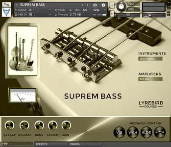 Lyrebird Sounds Suprem Bass KONTAKT