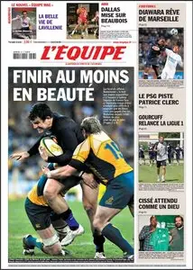 L'Équipe, du Samedi 27 Juin 2009.