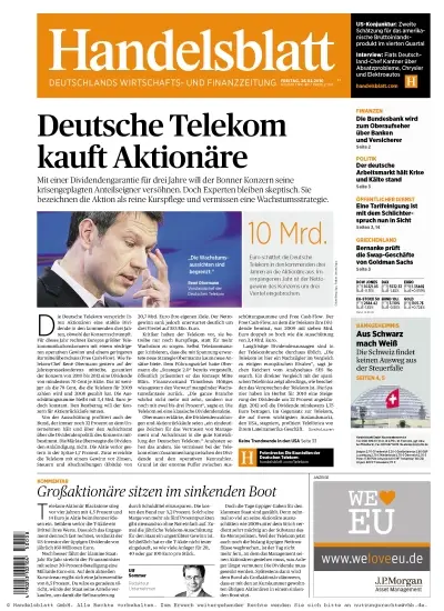 Handelsblatt vom 26.02.2010