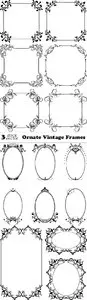 Vectors - Ornate Vintage Frames