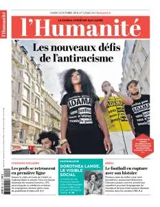 L'Humanite du Mardi 23 Octobre 2018