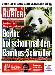 Berliner Kurier – 15. August 2019