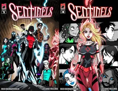 Sentinels #1-4 + Cover (2003)