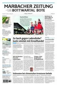 Marbacher Zeitung - 02. Oktober 2017