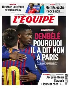 L’equipe du Jeudi 5 Septembre 2019