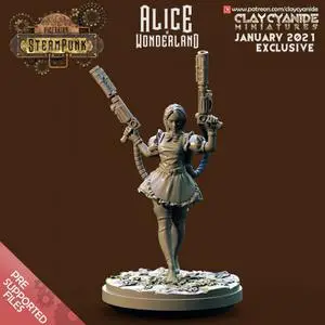 ClayCyanide - Victorian SteamPunk - Alice in Wonderland