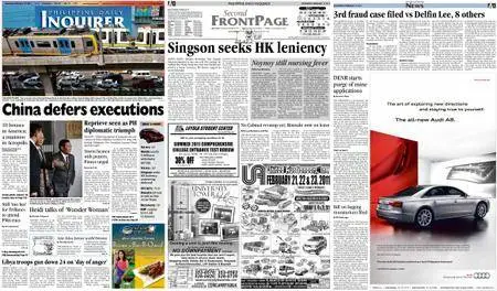 Philippine Daily Inquirer – February 19, 2011