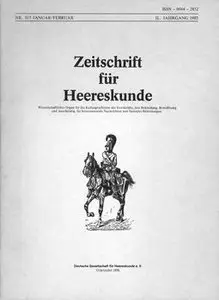 Zeitschrift fur Heereskunde 1985-01/02 (317)