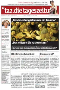 Tageszeitung TAZ vom 07 September 2012