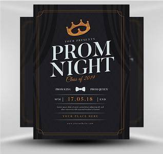 PSD - Prom Night Flyer Template v1