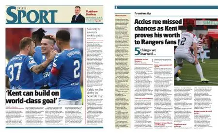 The Herald Sport (Scotland) – November 25, 2019