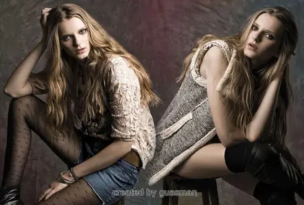 Tetyana Melnychuk - Rie Fall-Winter 2011Ad campaign &  LookBook